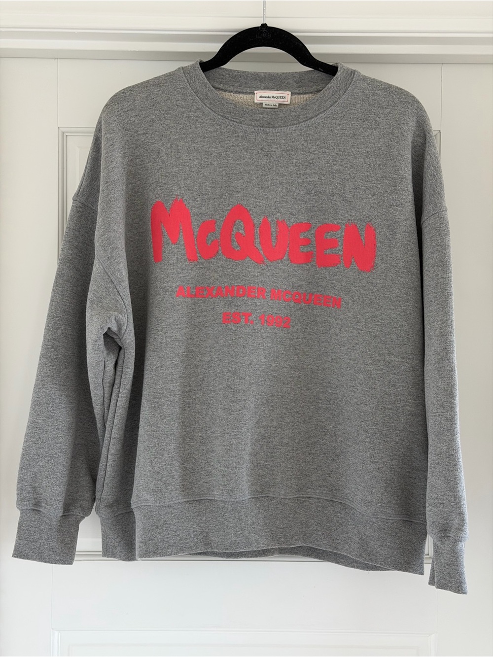 Alexander McQueen Women’s Oversized Graffiti Logo Sweatshirt - Picture 2 of 3